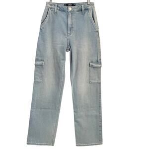 Hollister Ultra High Rise Faded Dad Jeans Size 2R